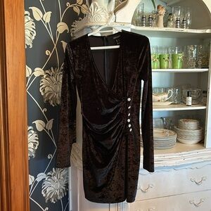 revamped velvet dress